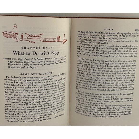 Vtg 1954 The Easy Way To Good Cooking Gwen French HC Cookbook Recipes First Ed - Picture 13 of 16